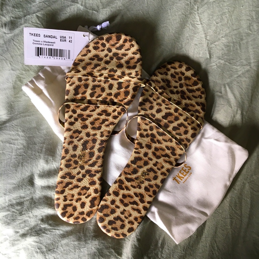 TKEES Gemma Leopard Sandal